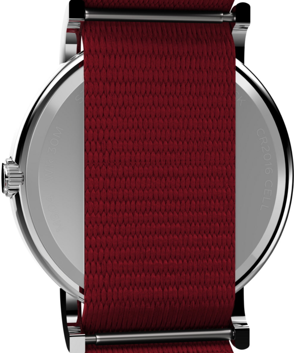 TW2R41400JT Timex x Peanuts - Snoopy 38mm Fabric Strap Watch caseback image